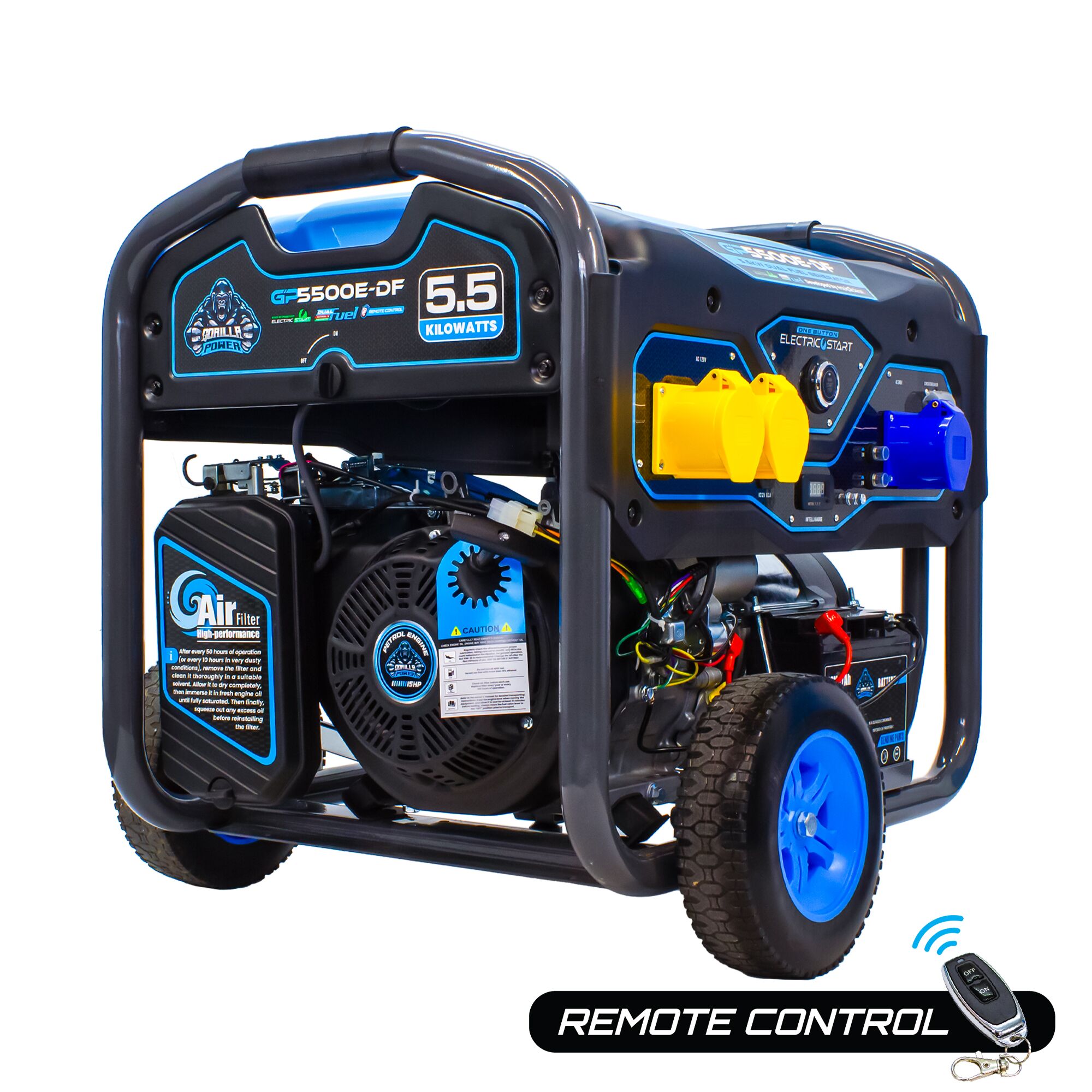 gorilla-power-generators-GP5500E-DF-5500w-single-phase-petrol-generator-3